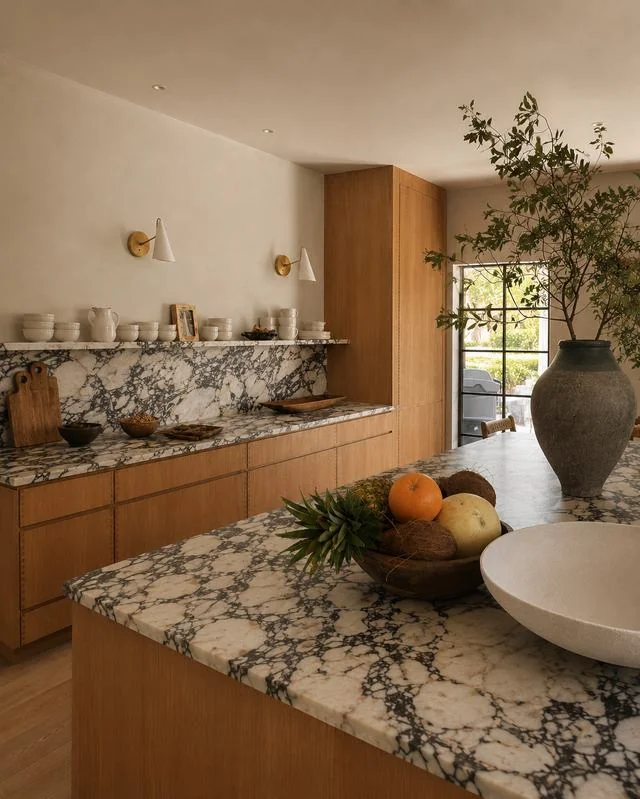 Richmond Kitchen — Breccia island & worktops
